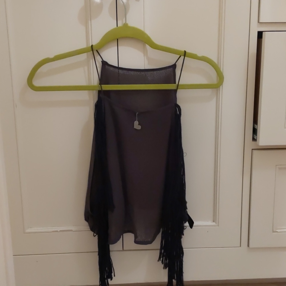 Indah winged crop top